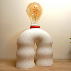 Lampe à poser "arc lumineux", Made inFrance, Impression 3d Mo Design