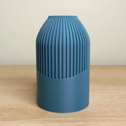 Vase "Duo" | Vase Décoratif Bicolore Imprimé 3D en PLA Recyclable