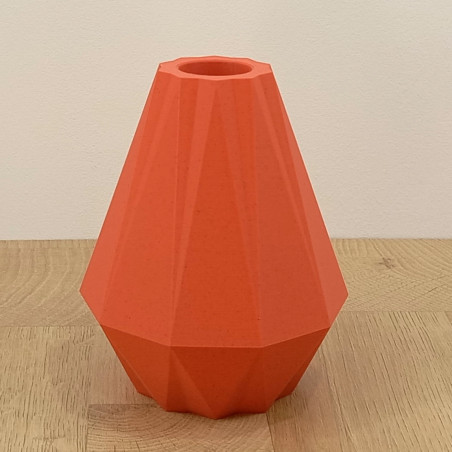 Diffuseur Parfum "Prisme" Blanc/Rouge | Diffuseur Géométrique Imprimé 3D