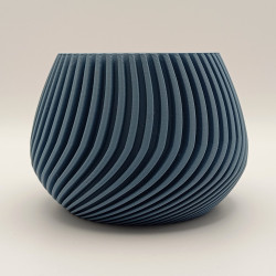 Ripple Light : socle arrondi avec vagues sculptées. Ambiance douce et harmonieuse, personnalisable en couleurs.