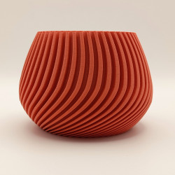 Ripple Light : socle arrondi avec vagues sculptées. Ambiance douce et harmonieuse, personnalisable en couleurs.