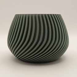 Ripple Light : socle arrondi avec vagues sculptées. Ambiance douce et harmonieuse, personnalisable en couleurs.
