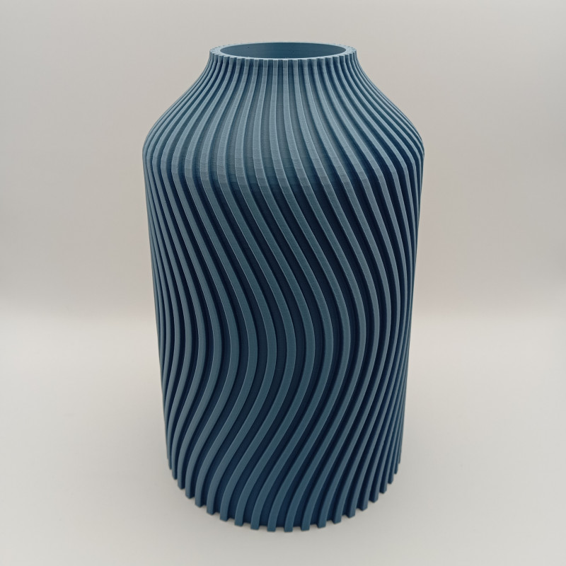 Vase à fleurs imprimé en 3D Aura