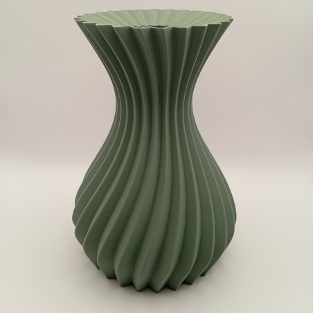 Vas à fleurs imprimé en 3D Vertige
