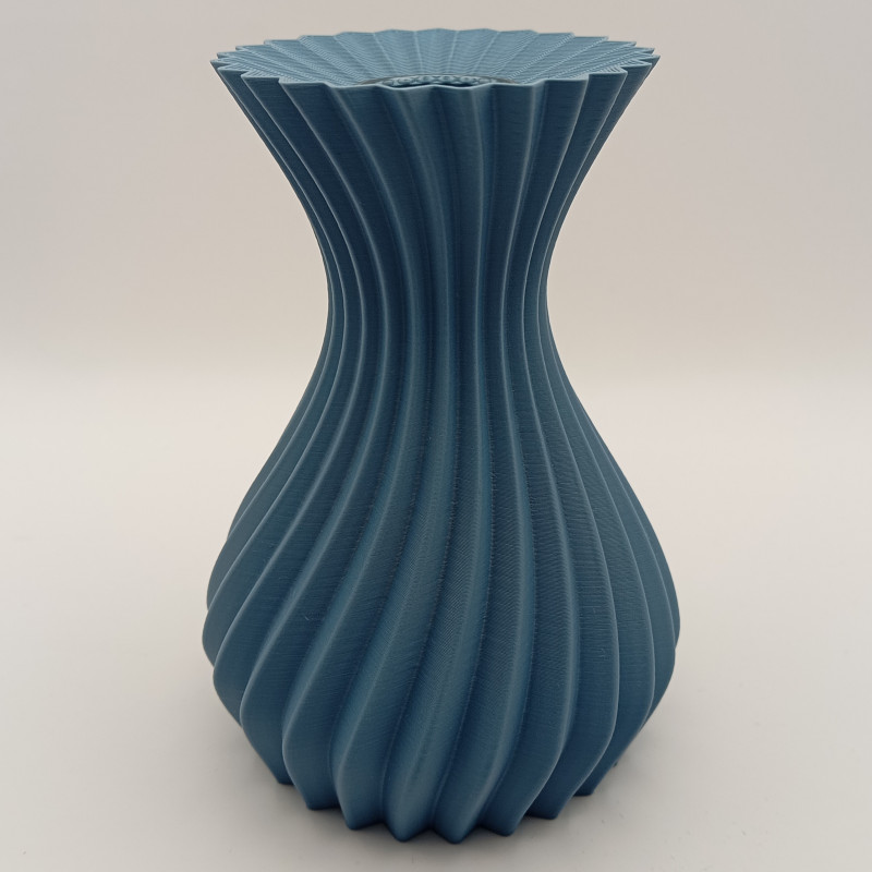 Vas à fleurs imprimé en 3D Vertige
