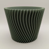 Cache-pot "Flux Torsadé" | Cache-pot PLA Recyclable Imprimé 3D