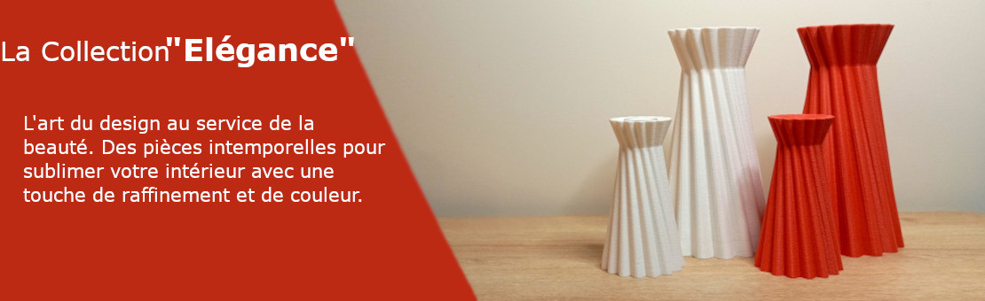 Vases et Diffuseurs de parfums imprimés en 3d